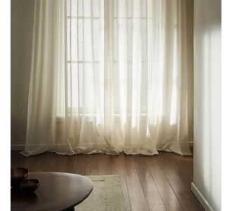 Κουρτίνα με τρουκς 140x280cm GOFIS HOME  Combe Beige 502/06 |  Ετοιμες μονοχρωμες κουρτίνες στο espiti