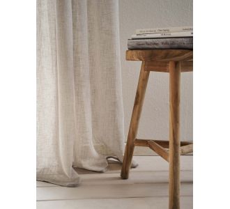 Κουρτίνα με τρουκς 200x275cm GOFIS HOME  Combe Willow Beige 502 |  Ετοιμες μονοχρωμες κουρτίνες στο espiti