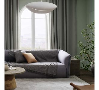 Ριχτάρι Τριθέσιου 180x310cm GOFIS HOME  Storm Oil Black 362/14 |  Ριχτάρια στο espiti