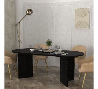 Τραπέζι Cortado Megapap χρώμα sencron black 200x90x74εκ. |  Τραπέζια στο espiti