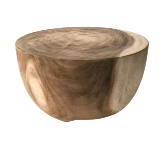 Βοηθητικό τραπέζι Notive pakoworld suar ξύλο σε φυσική απόχρωση Φ58x33εκ |  Τραπεζάκια βοηθητικά στο espiti