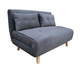 Καναπές-κρεβάτι Josuane I pakoworld διθέσιος ύφασμα σε ανθρακί απόχρωση 122x80x81εκ |  Καναπέδες-Κρεβάτι στο espiti