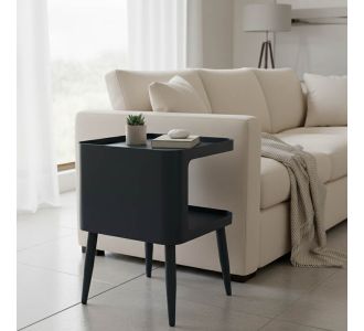 Βοηθητικό τραπέζι Cubino pakoworld μέταλλο σε μαύρη απόχρωση 35x35x50εκ |  Τραπεζάκια βοηθητικά στο espiti