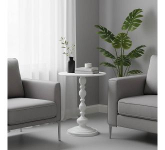 Βοηθητικό τραπέζι Anesor pakoworld μέταλλο σε κρεμ απόχρωση Φ40x52εκ |  Τραπεζάκια βοηθητικά στο espiti