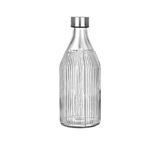 HOMELY ΜΠΟΥΚΑΛΙ ΓΥΑΛΙΝΟ 1000ml ΜΕ ΑΝΟΞΕΙΔΩΤΟ ΚΑΠΑΚΙ - 01-36676 Estia |  Είδη Σερβιρίσματος στο espiti