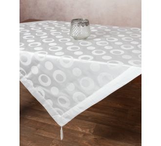 Σατέν τραπεζοκαρέ 082 (130cm x 130cm) λευκό 6978000004346 SilkFashion |  Τραπεζομάντηλα στο espiti