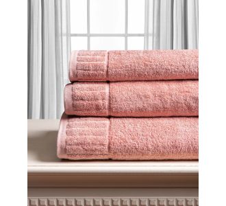 Βαμβακερή πετσέτα ΜΕΛΩΔΙΑ 600gsm (75cm x 150cm) dusty rose 5206978164668 SilkFashion |  Σετ Πετσέτες στο espiti