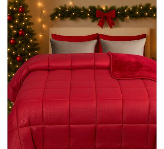 Χριστουγεννιάτικο Κουβερτοπάπλωμα Μονό 1,60Χ2,20 Wine Astron Italy |  Astron στο espiti