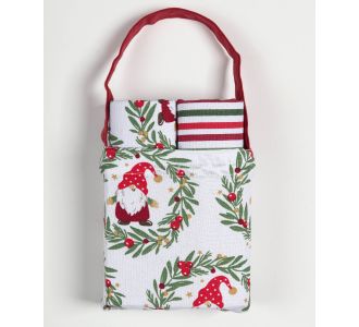 Χριστουγεννιάτικο σετ 2 τεμαχίων σε τσαντάκι (40cm x 65cm) BS72116 5206978167478 SilkFashion |  Χριστουγεννιάτικα Διακοσμητικά στο espiti
