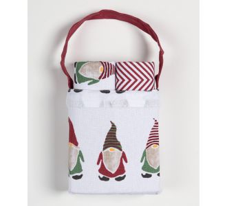 Χριστουγεννιάτικο σετ 2 τεμαχίων σε τσαντάκι (40cm x 65cm) BS72111 5206978167416 SilkFashion |  Χριστουγεννιάτικα Διακοσμητικά στο espiti
