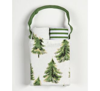 Χριστουγεννιάτικο σετ 2 τεμαχίων σε τσαντάκι (40cm x 65cm) BS72117 5206978167430 SilkFashion |  Χριστουγεννιάτικα Διακοσμητικά στο espiti