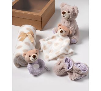 Σετ 5 τεμαχίων παιδικό B90131G μπέζ 5206978154300 SilkFashion |  Βρεφικά Διάφορα στο espiti