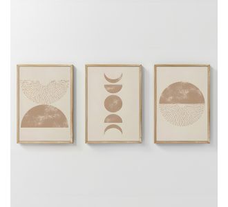 Πίνακας Kriky pakoworld τρίπτυχος με ψηφιακή εκτύπωση και πλαίσιο 33x1.5x48εκ |  Πίνακες στο espiti