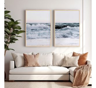 Πίνακας Kaleria pakoworld δίπτυχος με ψηφιακή εκτύπωση και πλαίσιο 33x1.5x48εκ |  Πίνακες στο espiti