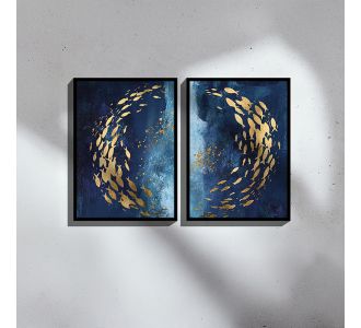 Πίνακας Bencia I pakoworld δίπτυχος με ψηφιακή εκτύπωση και πλαίσιο 33x1.5x48εκ |  Πίνακες στο espiti