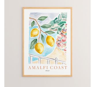 Πίνακας Lemonte pakoworld με ψηφιακή εκτύπωση και πλαίσιο 33x1.5x48εκ |  Πίνακες στο espiti