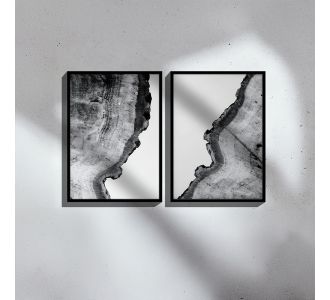 Πίνακας Nepen I pakoworld δίπτυχος με ψηφιακή εκτύπωση και πλαίσιο 33x1.5x48εκ |  Πίνακες στο espiti