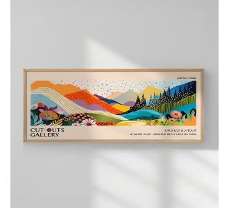 Πίνακας Neze pakoworld με ψηφιακή εκτύπωση και πλαίσιο 120x2x50εκ |  Πίνακες στο espiti