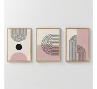 Πίνακας Ourva pakoworld τρίπτυχος με ψηφιακή εκτύπωση και πλαίσιο 33x1.5x48εκ |  Πίνακες στο espiti