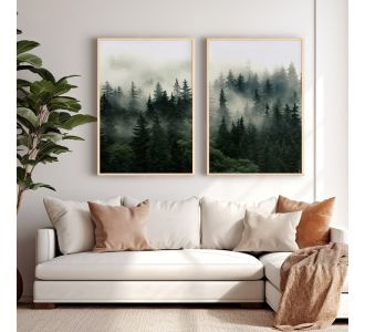 Πίνακας Turiko pakoworld δίπτυχος με ψηφιακή εκτύπωση και πλαίσιο 33x1.5x48εκ |  Πίνακες στο espiti