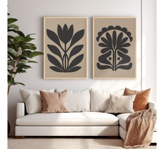 Πίνακας Tianta pakoworld δίπτυχος με ψηφιακή εκτύπωση και πλαίσιο 33x1.5x48εκ |  Πίνακες στο espiti