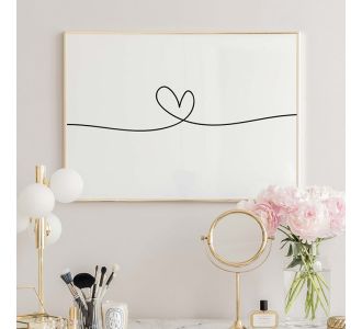 Πίνακας Heily pakoworld με ψηφιακή εκτύπωση και πλαίσιο 48x1.5x33εκ |  Πίνακες στο espiti