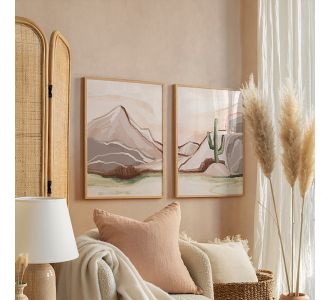 Πίνακας Beniz pakoworld δίπτυχος με ψηφιακή εκτύπωση και πλαίσιο 33x1.5x48εκ |  Πίνακες στο espiti