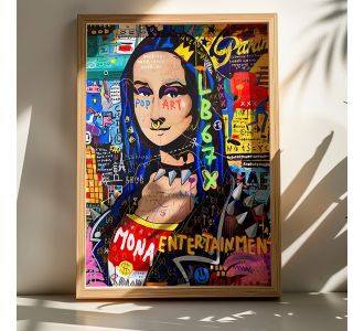 Πίνακας Monda pakoworld με ψηφιακή εκτύπωση και πλαίσιο 70x2x50εκ |  Πίνακες στο espiti