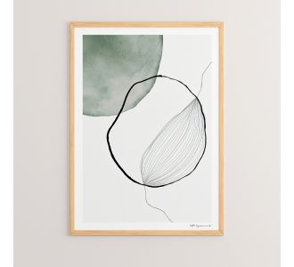 Πίνακας Bereto pakoworld με ψηφιακή εκτύπωση και πλαίσιο 33x1.5x48εκ |  Πίνακες στο espiti