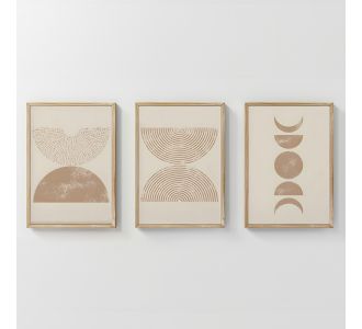 Πίνακας Klipen  pakoworld τρίπτυχος με ψηφιακή εκτύπωση και πλαίσιο 33x1.5x48εκ |  Πίνακες στο espiti