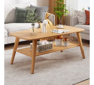 Τραπέζι σαλονιού Komela I mdf σε φυσική απόχρωση 100x48x45cm |  Τραπεζάκια σαλονιού στο espiti