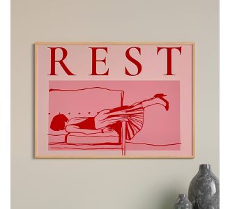 Πίνακας Restika pakoworld με ψηφιακή εκτύπωση και πλαίσιο 48x1.5x33εκ |  Πίνακες στο espiti