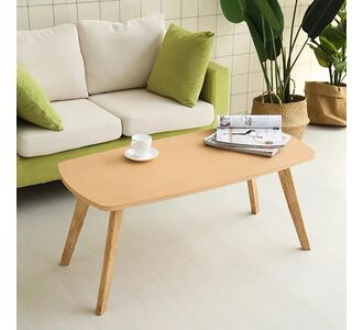 Τραπέζι σαλονιού Komela mdf σε φυσική απόχρωση 100x48x45cm |  Τραπεζάκια σαλονιού στο espiti