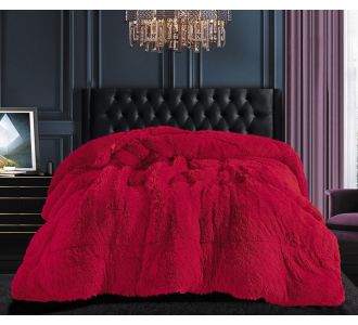 Κουβερτοπάπλωμα μαλλιαρό (170cm x 220cm) red 5206978074288 SilkFashion |  Κουβερτοπαπλώματα  στο espiti
