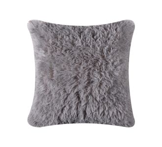 ΜΑΞΙΛΑΡΟΘΗΚΗ LONG HAIR (45cm x 45cm) LIGHT GREY 5206978120220 SilkFashion |  Μαξιλάρια διακοσμητικά στο espiti