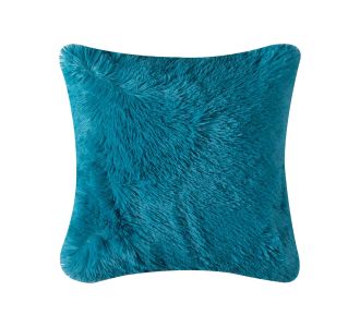 ΜΑΞΙΛΑΡΟΘΗΚΗ LONG HAIR (45cm x 45cm) SKY BLUE 5206978120183 SilkFashion |  Μαξιλάρια διακοσμητικά στο espiti