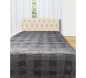 Fleece  (240cm x 240cm) χωρίς sherpa γκρί  5206978075063 SilkFashion |  Κουβέρτες fleece Υπέρδιπλες στο espiti