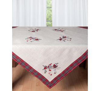 χριστουγεννιάτικο τραπεζοκαρέ ( 140cm x 140cm) 4095 5206978164927 SilkFashion |  Χριστουγεννιάτικα Τραπεζομάντηλα  στο espiti