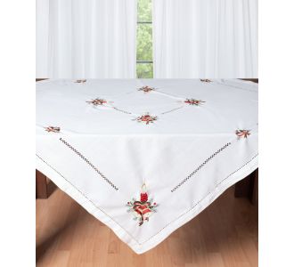 Χριστουγεννιάτικο τραπεζομάντηλο (170cm x 215cm) 1982 ivory 5206978059698 SilkFashion |  Χριστουγεννιάτικα Τραπεζομάντηλα  στο espiti