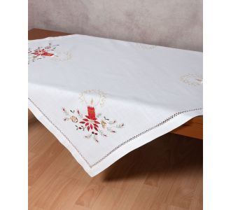 Χριστουγεννιάτικο τραπεζοκαρέ (135cm x 135cm) 5876 5206978164903 SilkFashion |  Χριστουγεννιάτικα Τραπεζομάντηλα  στο espiti