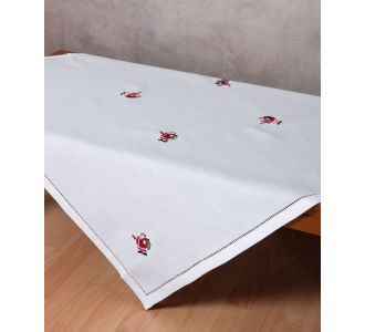 Χριστουγεννιάτικο καρέ (100cm x 100cm) 1021 5206978016950 SilkFashion |  Χριστουγεννιάτικα Τραπεζομάντηλα  στο espiti