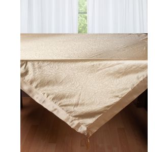 Σατέν τραπεζομάντηλο 2009 λουλούδι (130cm x 160cm) χρυσό 5206978027840 SilkFashion |  Τραπεζομάντηλα στο espiti