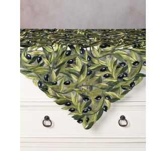 Καρέ 2352 (85cm x 85cm) μαύρη ελιά 5206978016936 SilkFashion |  Τραπεζομάντηλα στο espiti