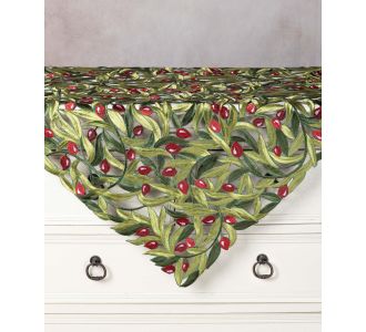 Καρέ 2352 (85cm x 85cm) κόκκινη ελιά 5206978016943 SilkFashion |  Τραπεζομάντηλα στο espiti