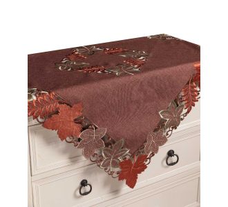 Τραπεζοκαρέ 19612 (130cm x 130cm) κεραμιδί 5206978166228 SilkFashion |  Τραπεζομάντηλα στο espiti