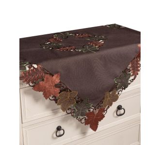 Τραβέρσα 19612 (38cm x 172cm) καφέ 5206978166242 SilkFashion |  Τραπεζομάντηλα στο espiti