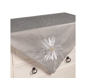 Τραπεζοκαρέ 5227 (130cm x 130cm) γκρί  5206978166525 SilkFashion |  Τραπεζομάντηλα στο espiti