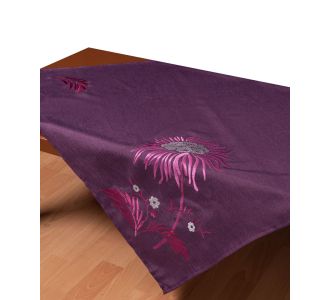 Τραπεζοκαρέ 5126 (130cm x 130cm) μώβ  5206978166587 SilkFashion |  Τραπεζομάντηλα στο espiti
