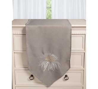 Τραβέρσα 5126 (45cm x 170cm) γκρί 5206978166594 SilkFashion |  Τραπεζομάντηλα στο espiti