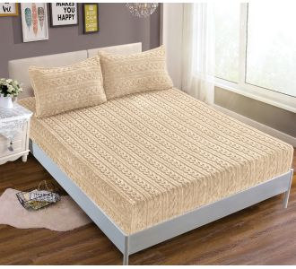 Σεντόνι fleece braid (100cm x 200cm ) ivory 5206978163548 SilkFashion |  Σεντόνια Υπέρδιπλα / King Size στο espiti